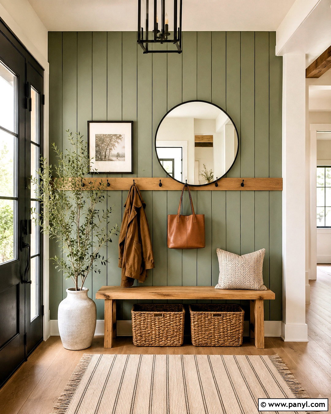 Vertical Shiplap Wall - 20 decorative wall design ideas