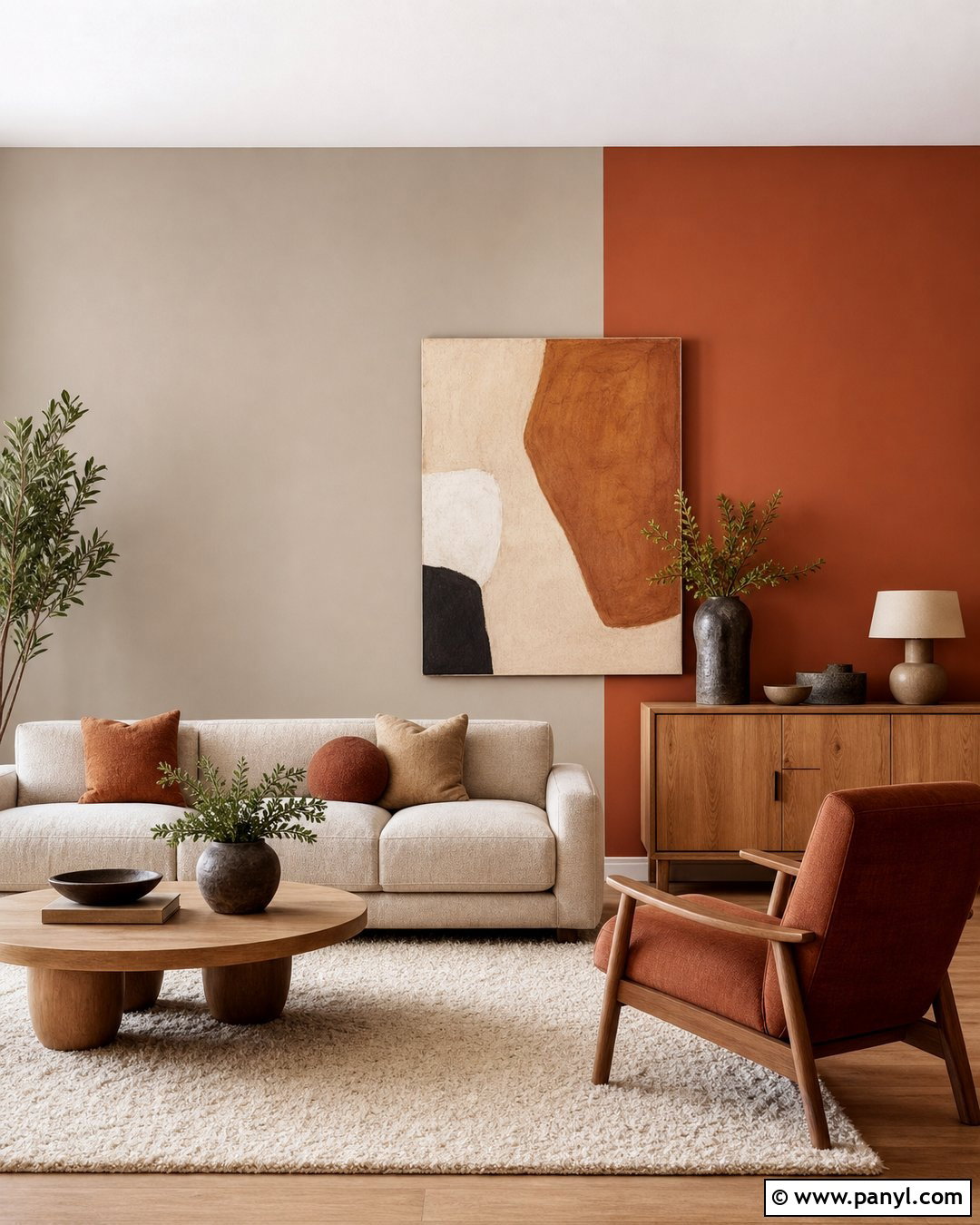 Vertical Split Two Color Wall - 20 Painting Two Colors On One Wall Ideas