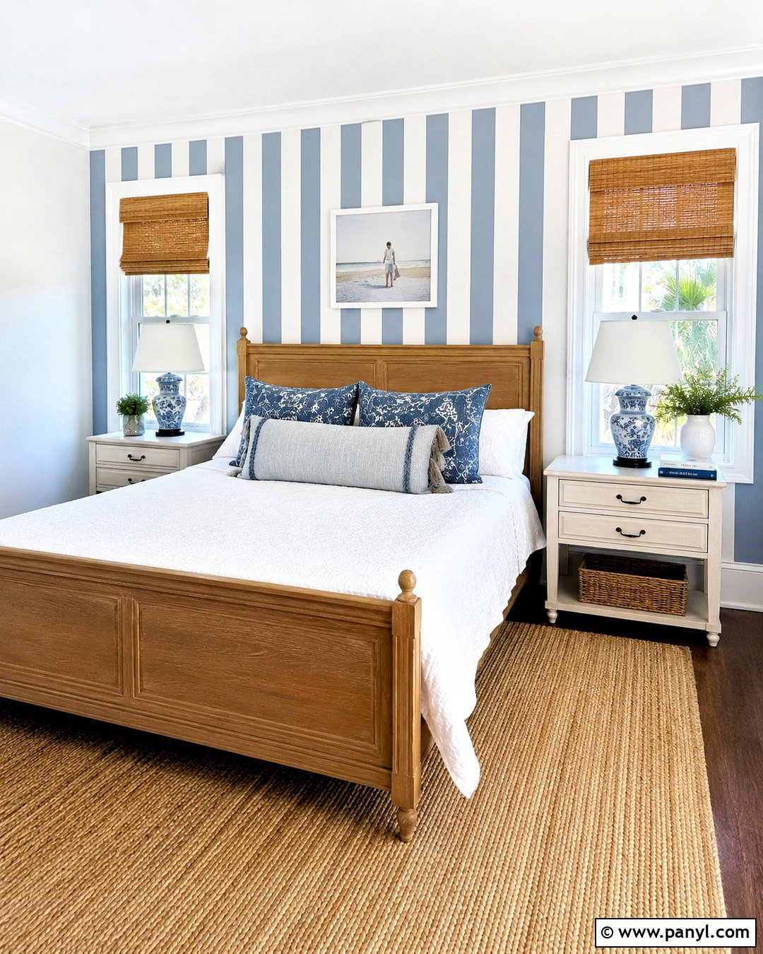 Vertical Stripe Accent Wall - 20 diy accent wall ideas painted ideas