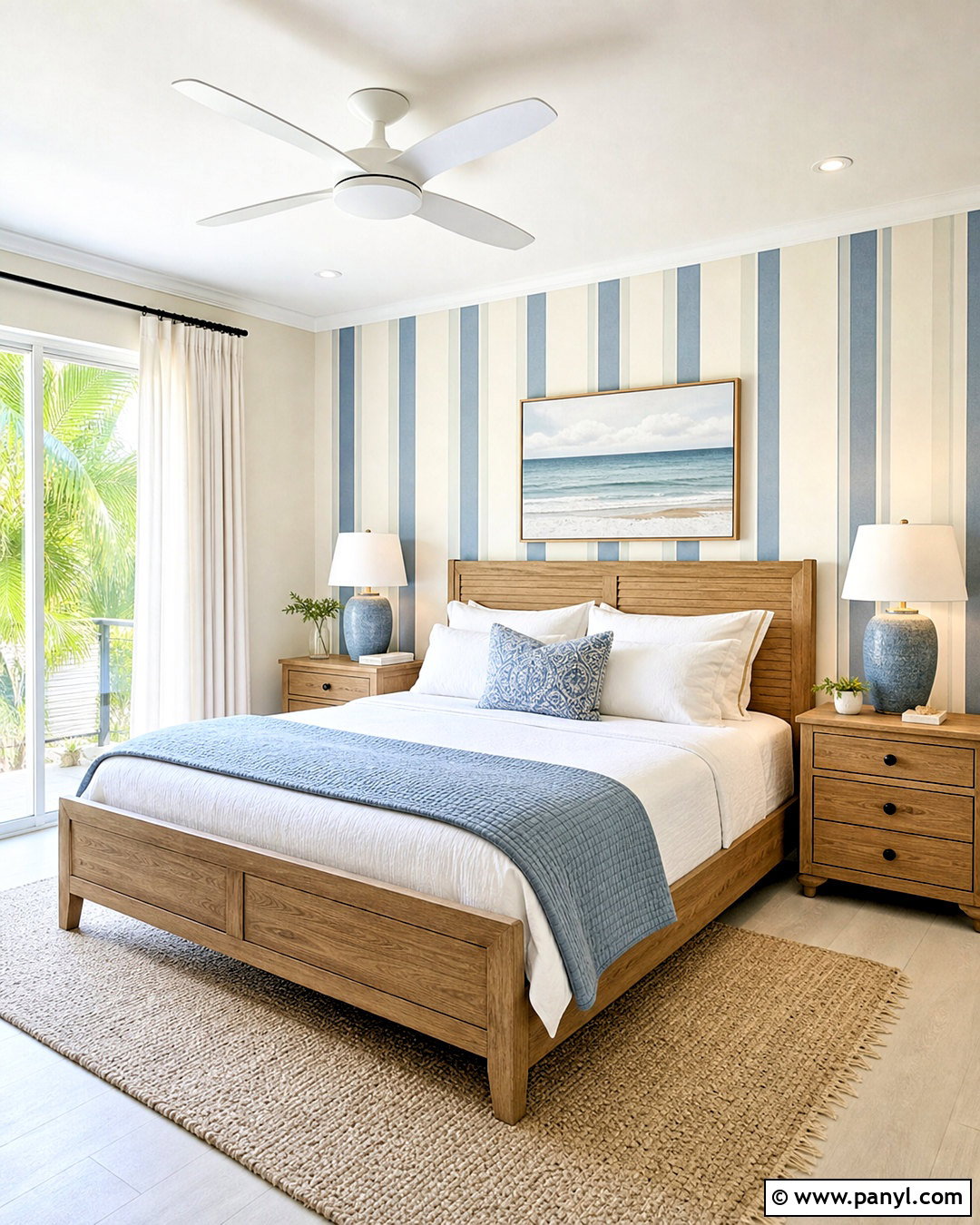 Vertical Stripe Accent Wall - 20 accent wall designs paint ideas