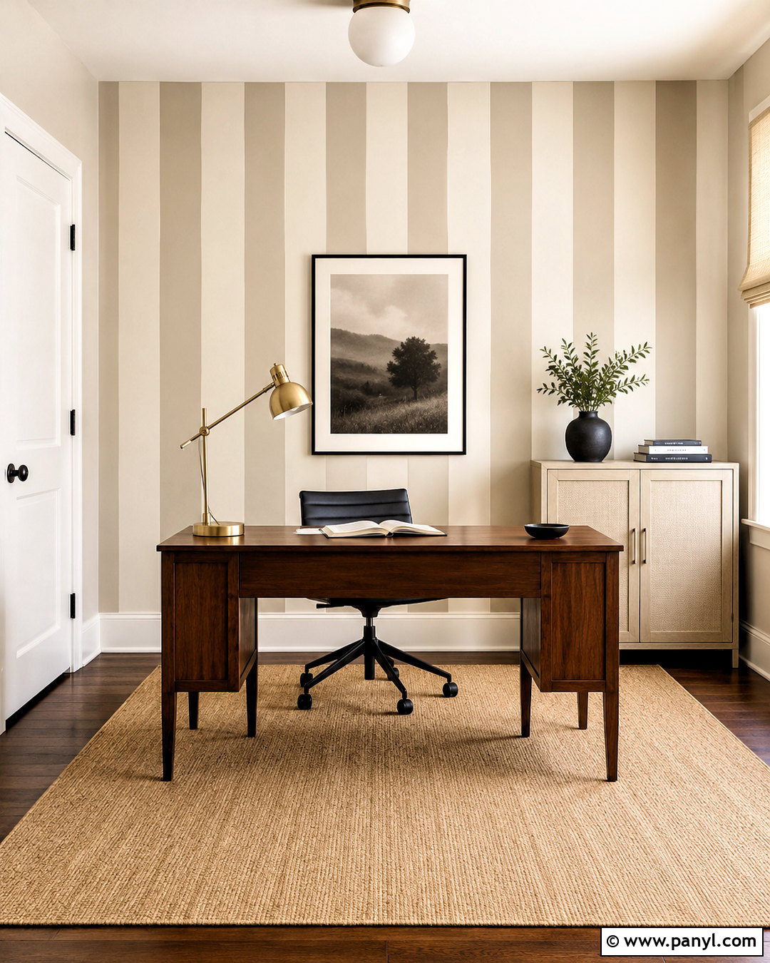 Vertical Stripe Pattern Wall Painting - 20 pattern wall painting ideas