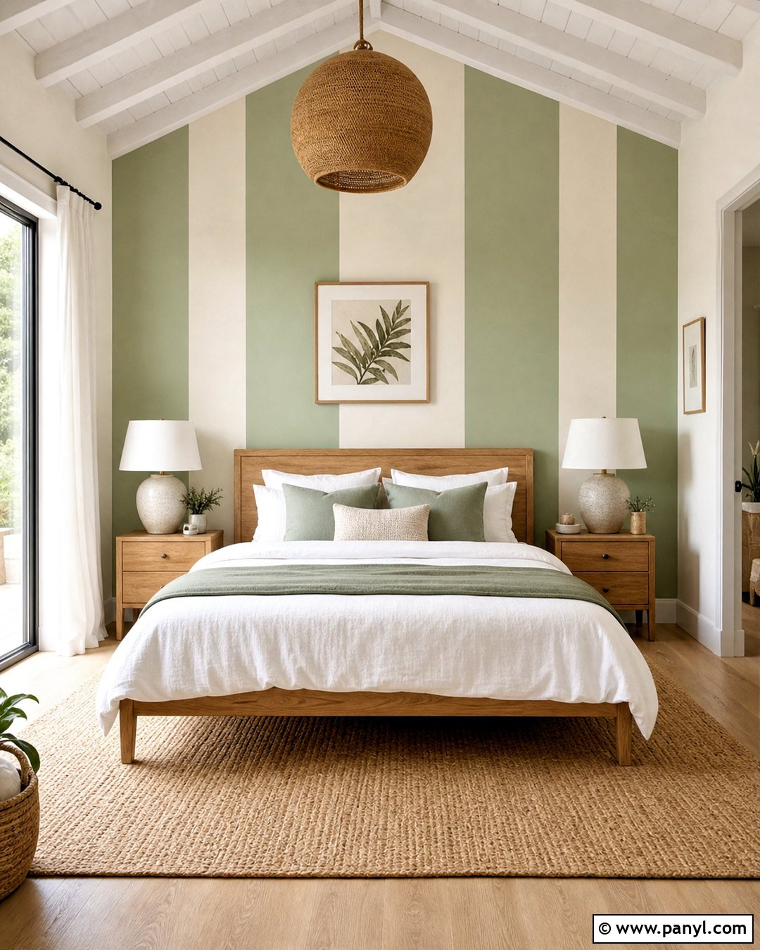 Vertical Stripe Wall Color Pattern - 20 wall color design pattern ideas