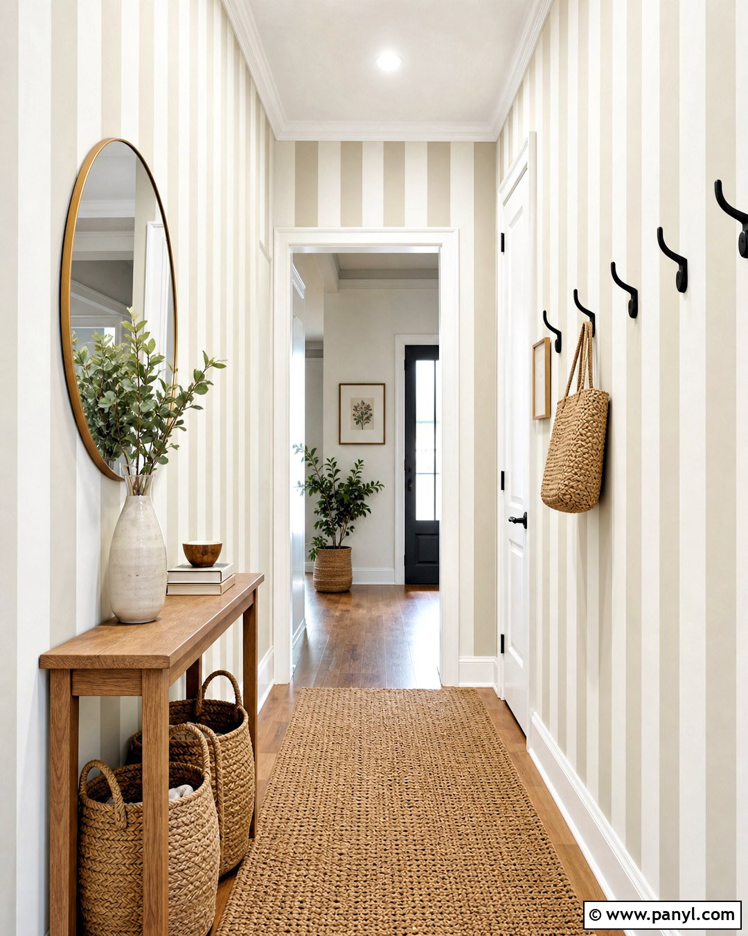 Vertical Stripe Wall Painting - 20 diy wall painting techniques