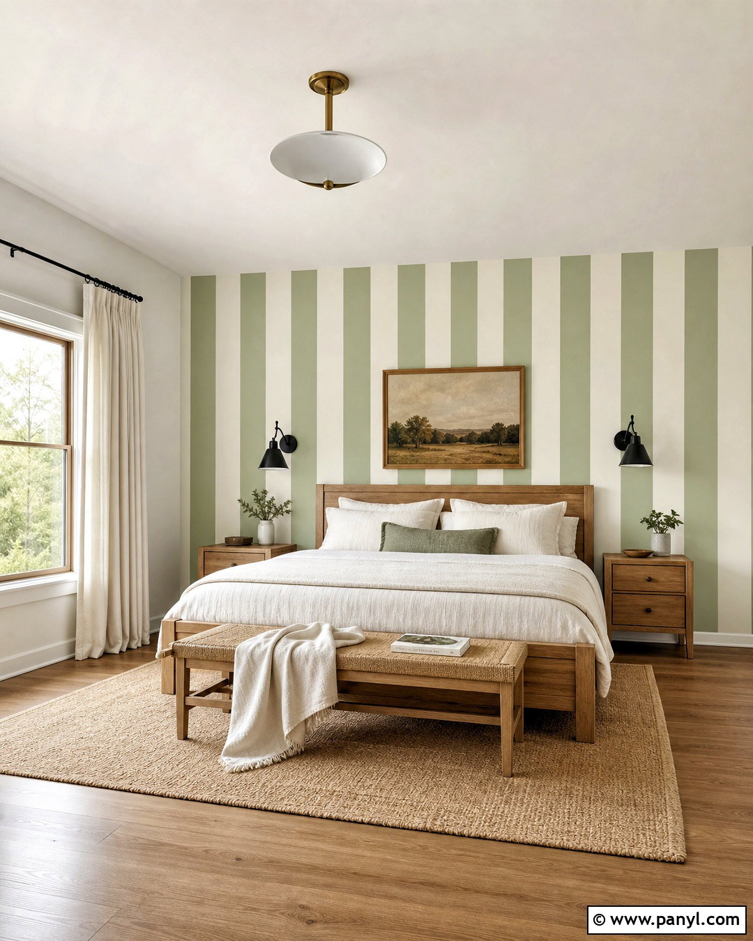 Vertical Stripe Wall Painting - 20 wall painting patterns ideas