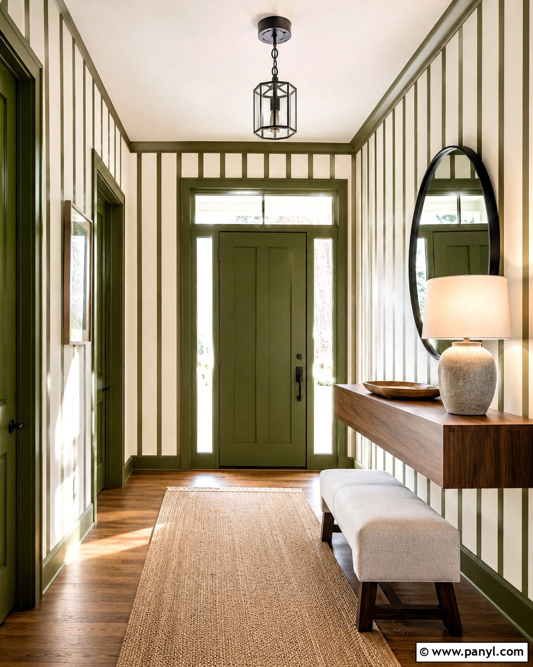 Vertical Stripe Wall Painting - 20 cool wall painting ideas