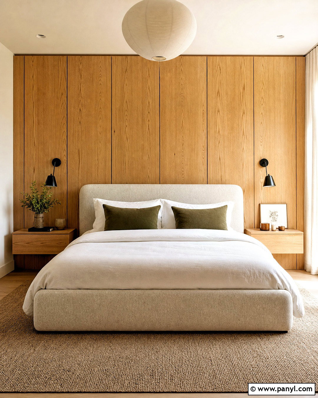 Vertical Wood Grain Texture Bedroom - 20 grain texture ideas