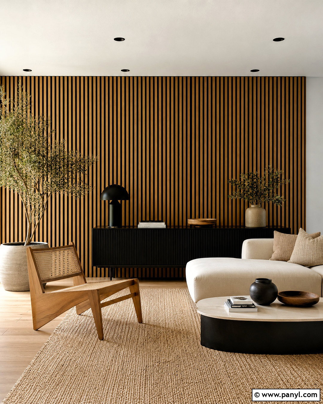 Vertical Wood Slat Accent Wall - 20 diy wood accent wall ideas