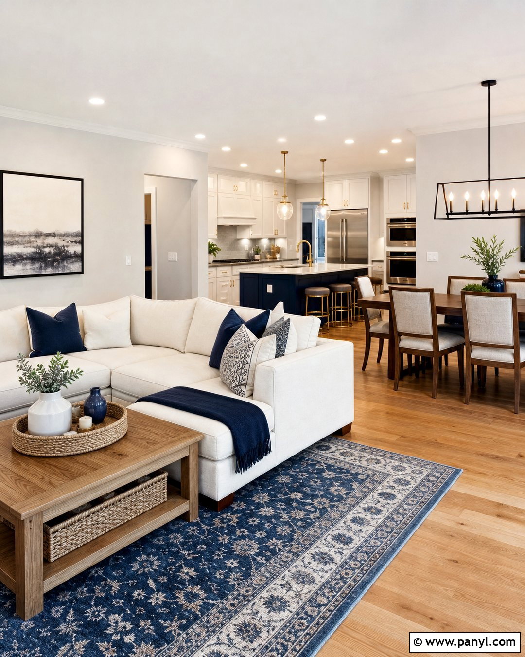 Very Light Grey Walls In An Open Floor Plan - 25 Very Light Grey Walls