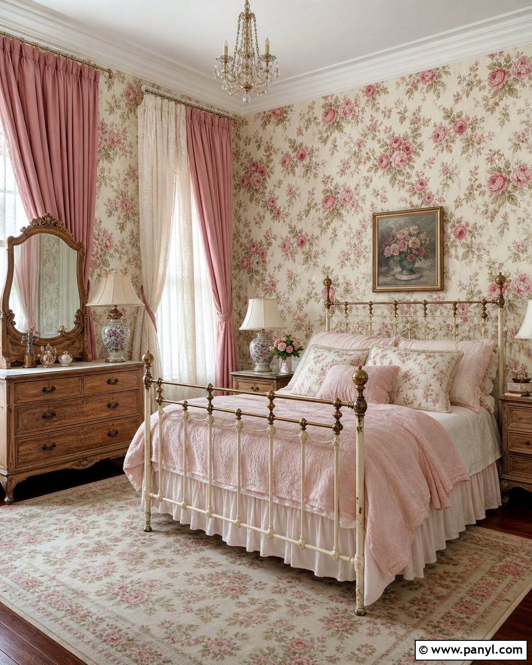 Victorian Rose Wallpaper Bedroom - 25 Victorian Home Wallpaper Ideas