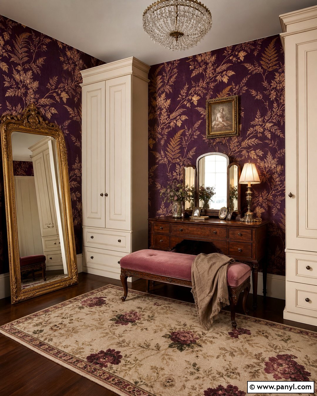 Victorian Wallpaper Dressing Room - 25 Victorian Home Wallpaper Ideas