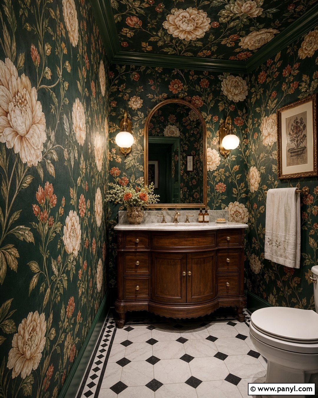Victorian Wallpaper Powder Room - 25 Victorian Home Wallpaper Ideas