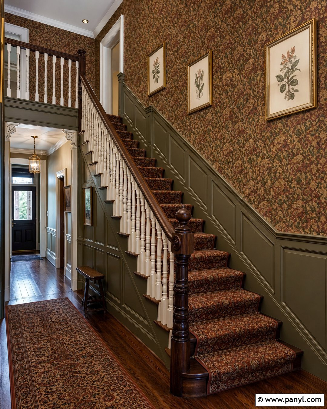 Victorian Wallpaper Staircase - 25 Victorian Home Wallpaper Ideas