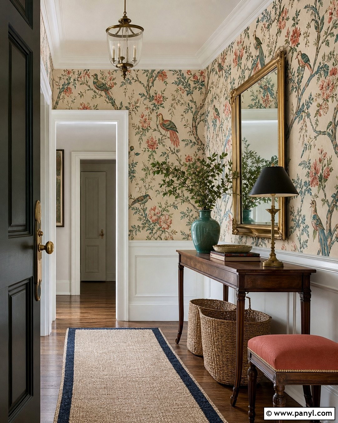 Vintage Bird Wallpaper Entryway - 35 2019 Aesthetic Wallpaper ideas