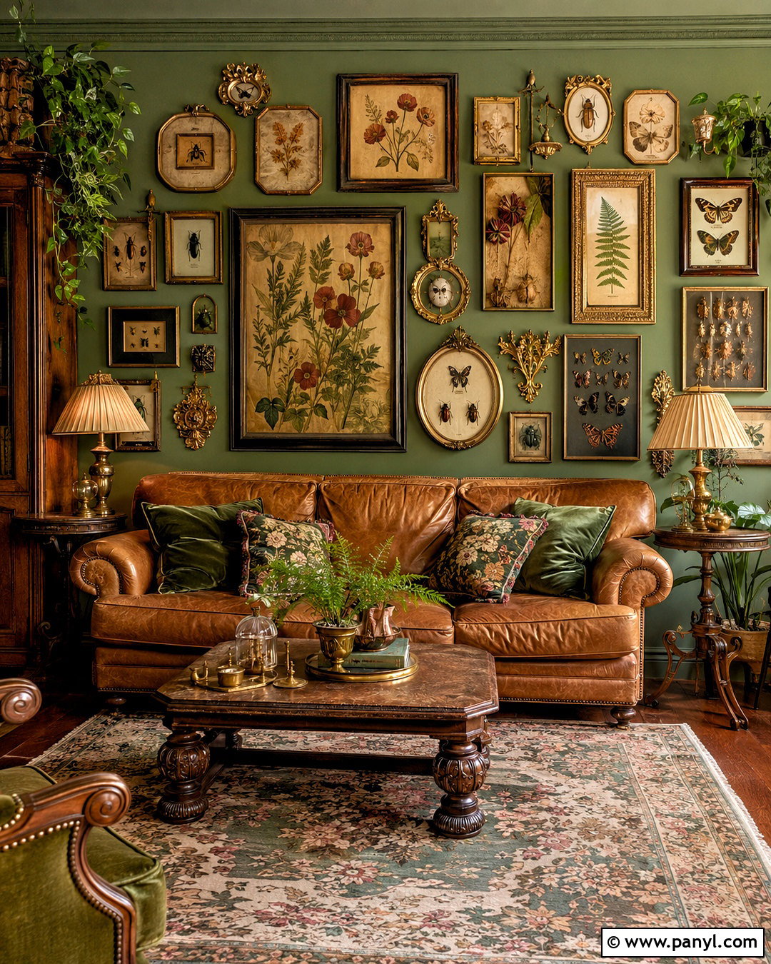 Vintage Botanical Maximalist Wall Art - 20 maximalist wall art ideas