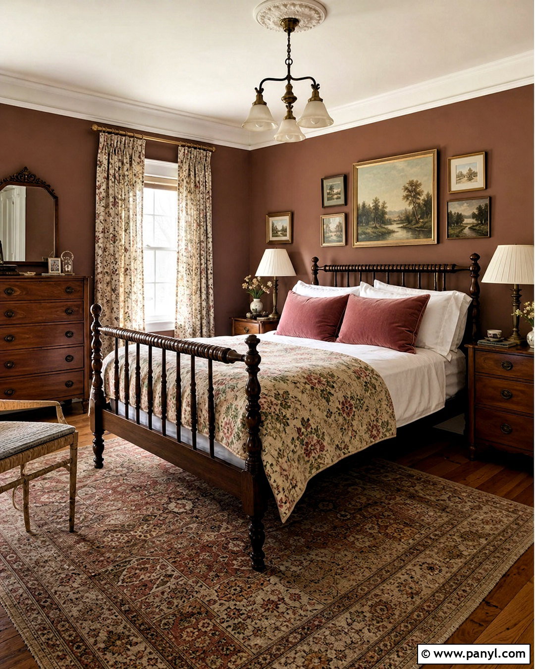 Vintage Brown Bedroom - 20 brown paint bedroom ideas