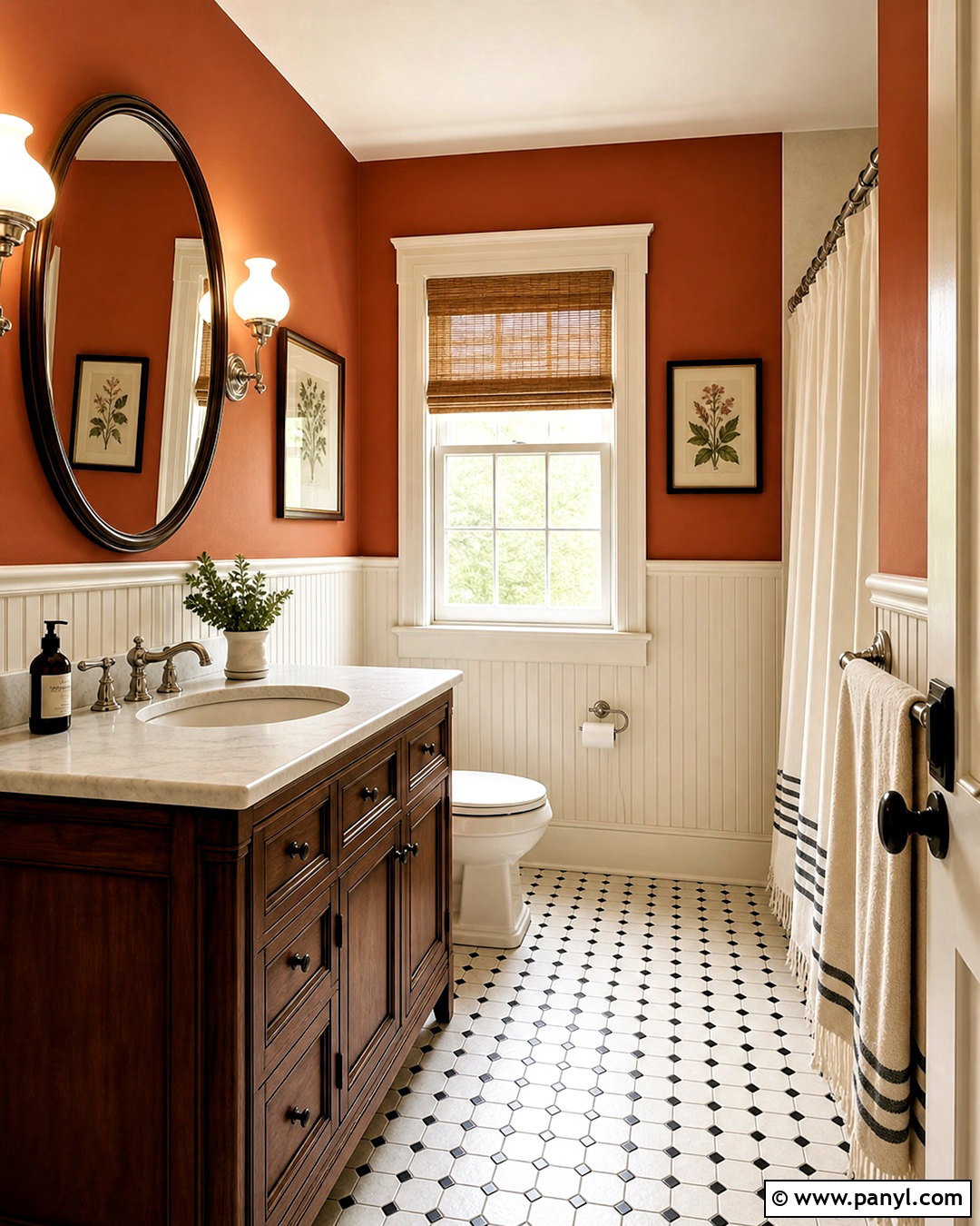 Vintage Burnt Orange Bathroom - 20 burnt orange bathroom ideas