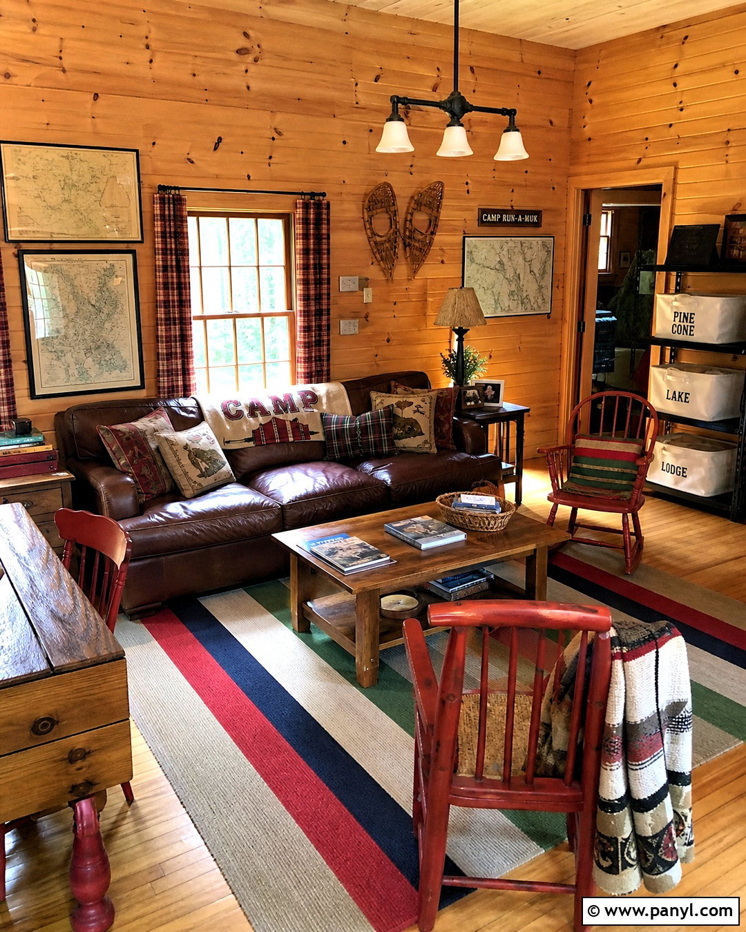Vintage Camp Knotty Pine Cabin - 20 knotty pine cabin ideas