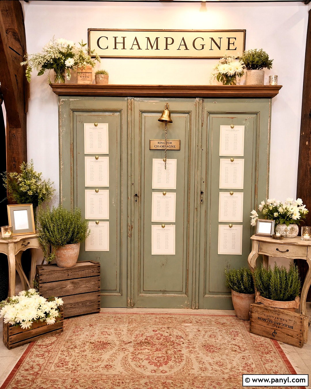 Vintage Door Ring For Champagne Wall - 20 ring for champagne wall ideas