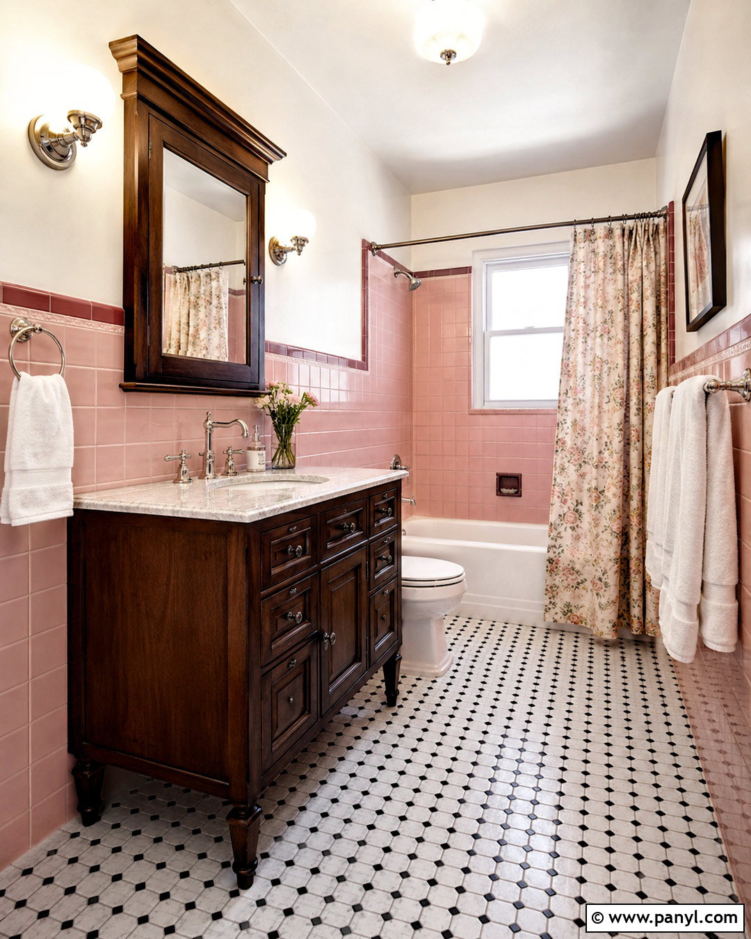 Vintage Dusty Pink Bathroom - 20 dusty pink bathroom ideas
