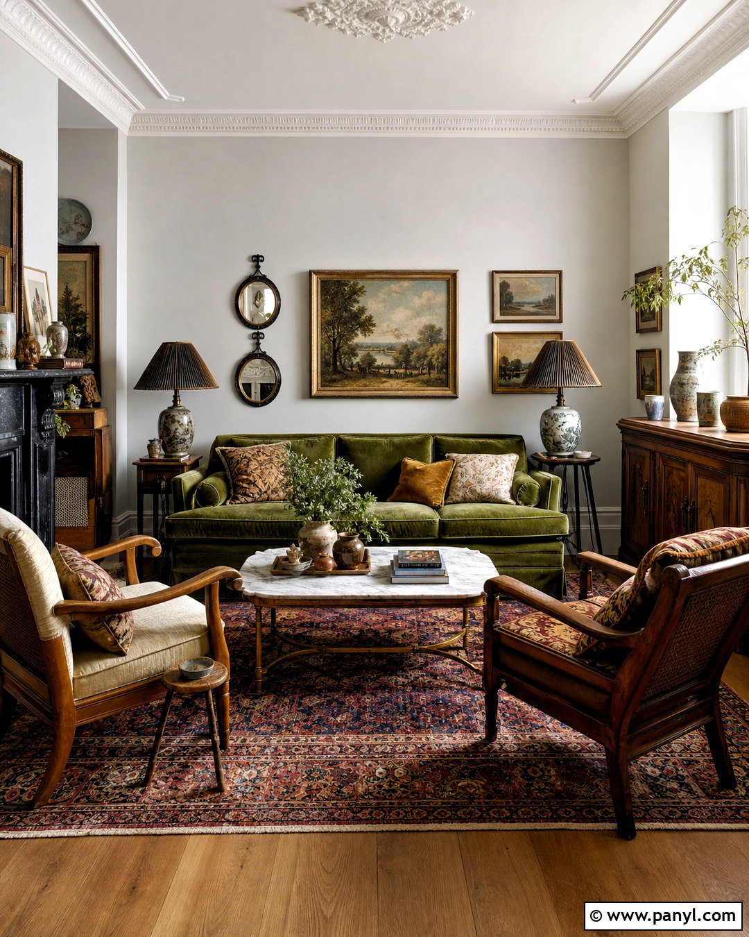 Vintage Eclectic Living Room - 20 aesthetic living room ideas