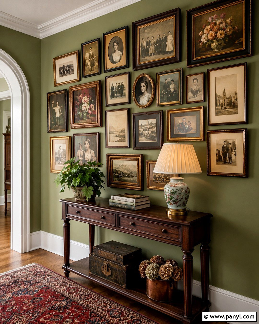 Vintage Gallery Wall Photos - 20 Gallery Wall Color Photos
