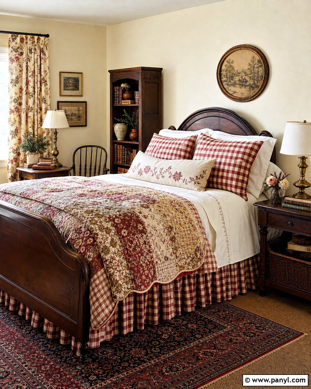 Vintage Gingham Bedding - 20 gingham bedding ideas