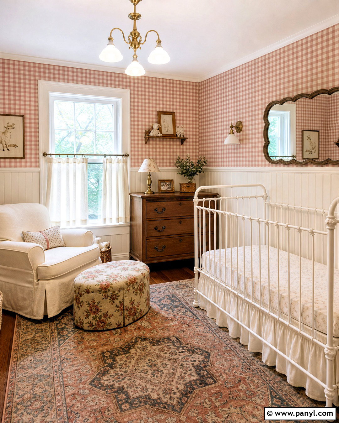Vintage Gingham Nursery - 20 gingham nursery ideas