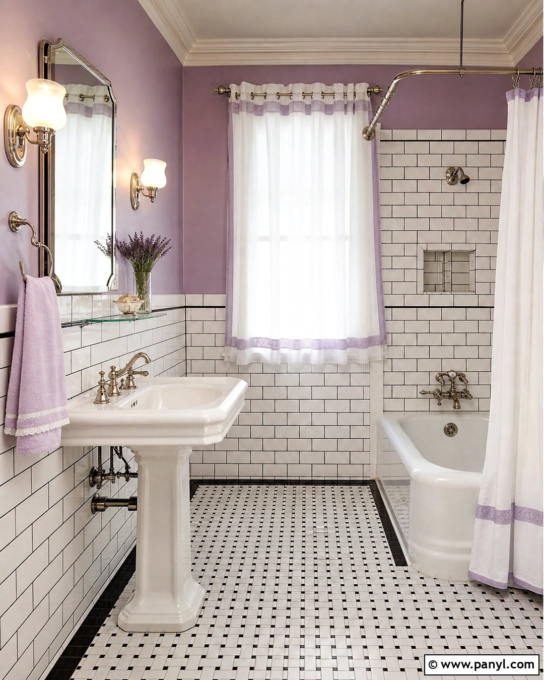 Vintage Lavender Bathroom - 20 lavender bathroom decor ideas