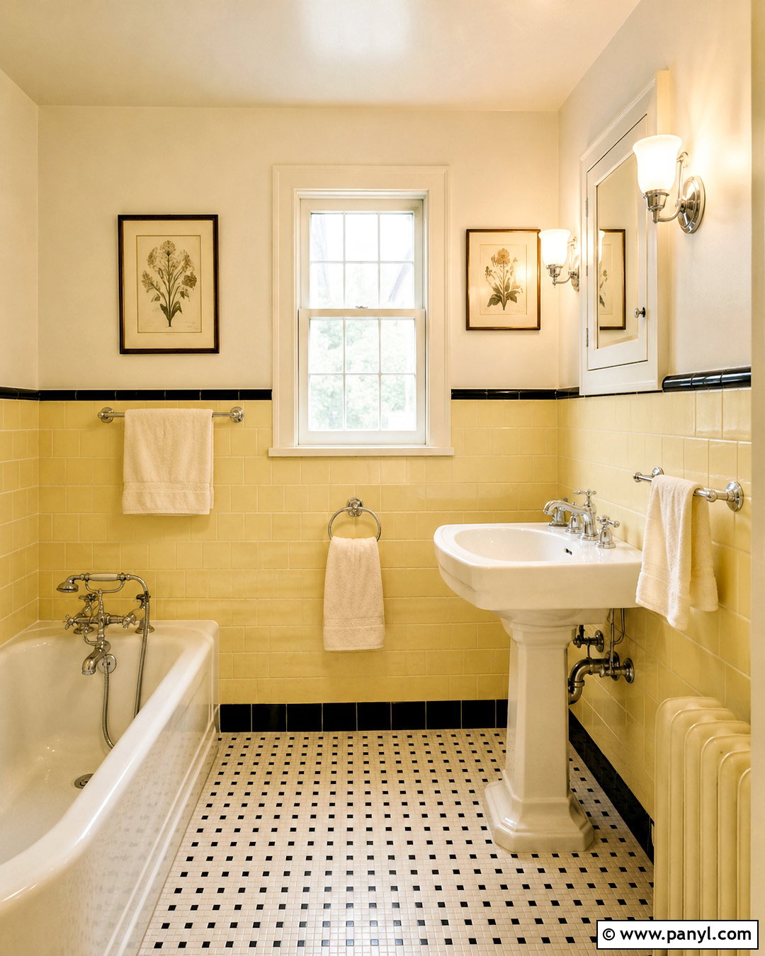 Vintage Light Yellow Bathroom - 20 light yellow bathroom ideas