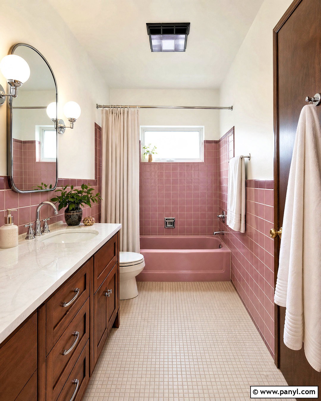 Vintage Mauve Bathroom - 20 mauve bathroom ideas