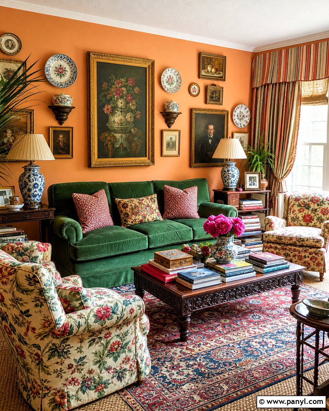 Vintage Maximalist Sitting Room - 20 bright maximalist decor ideas
