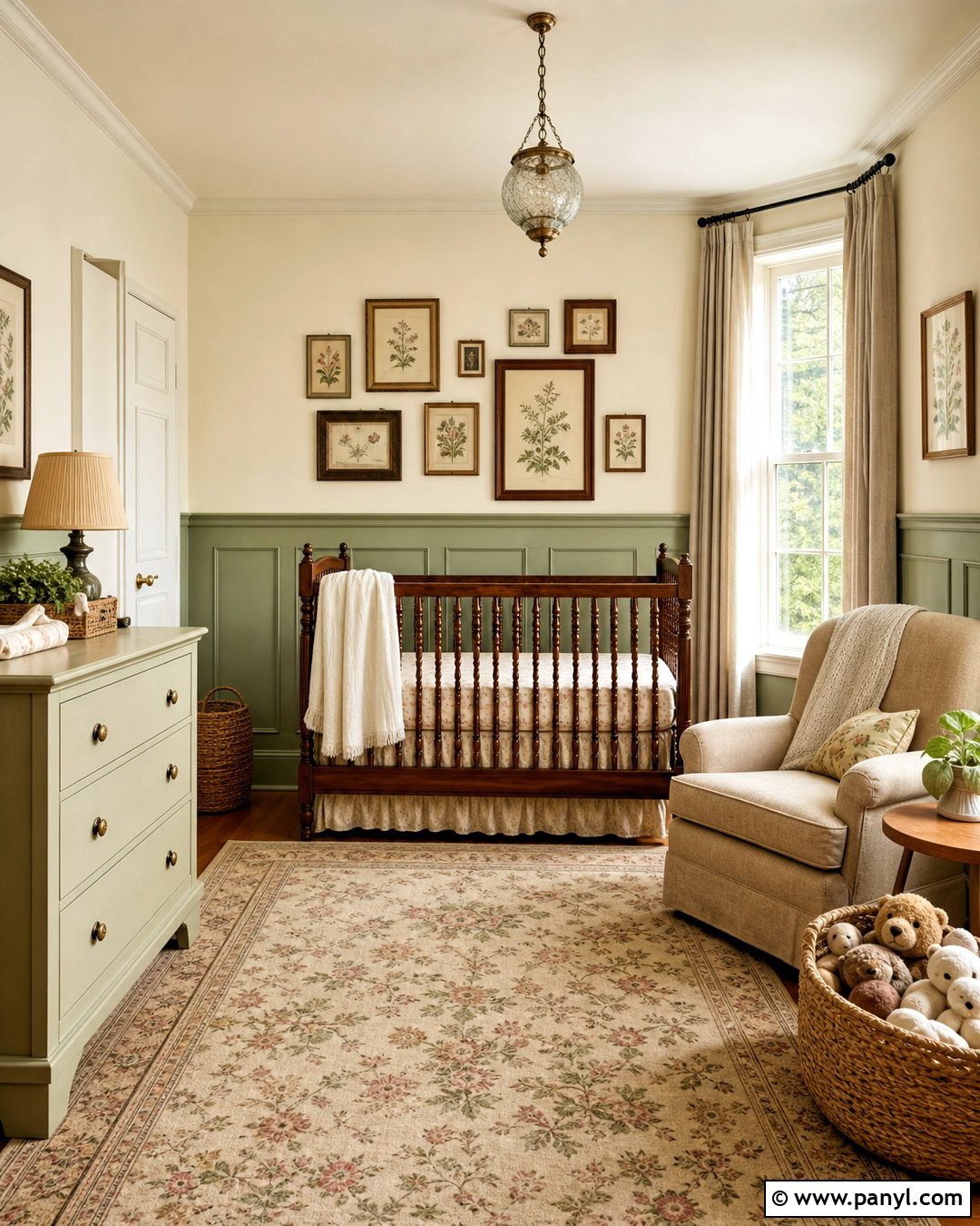 Vintage Nursery - 20 simple nursery ideas