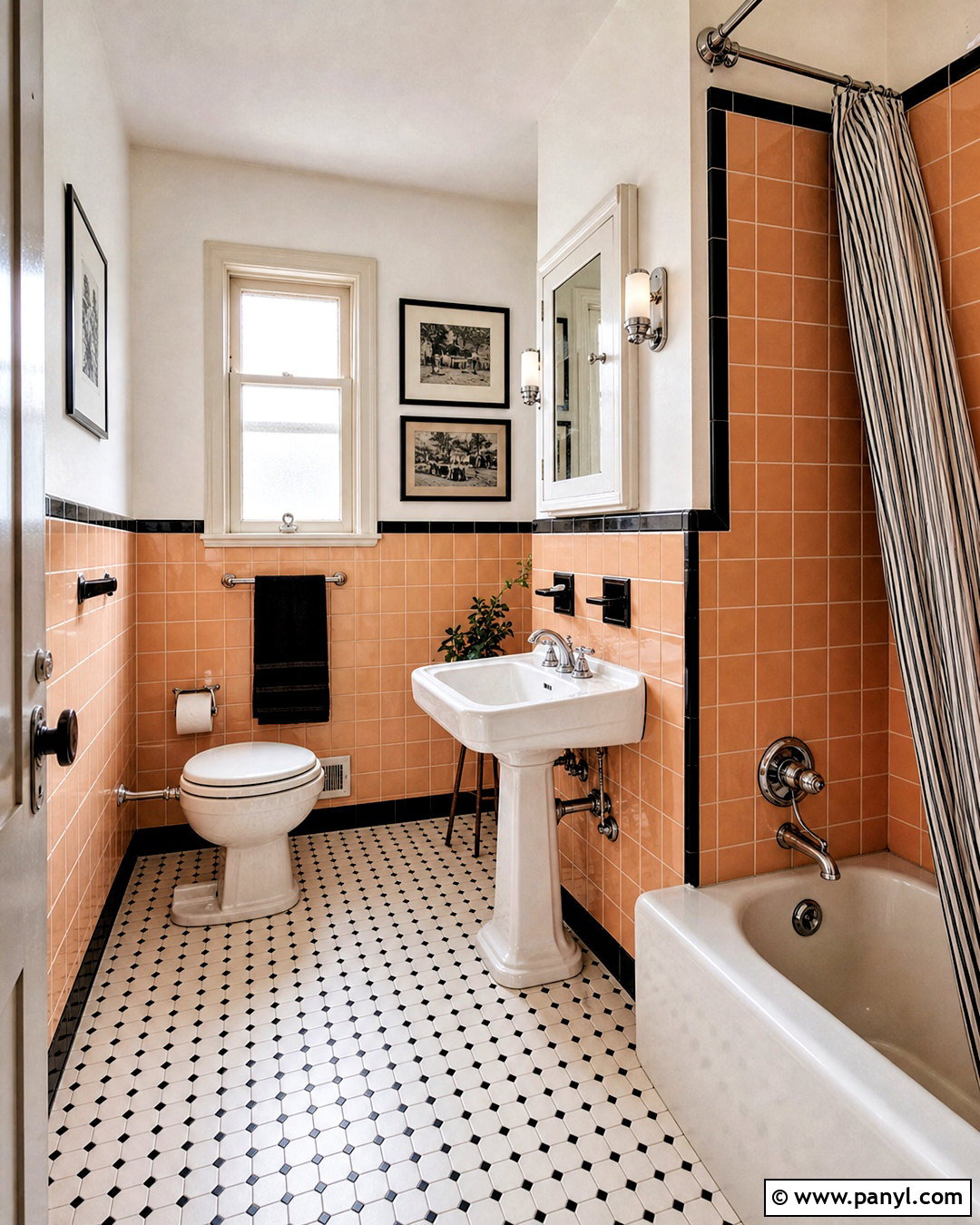 Vintage Peach Bathroom - 20 peach bathroom ideas