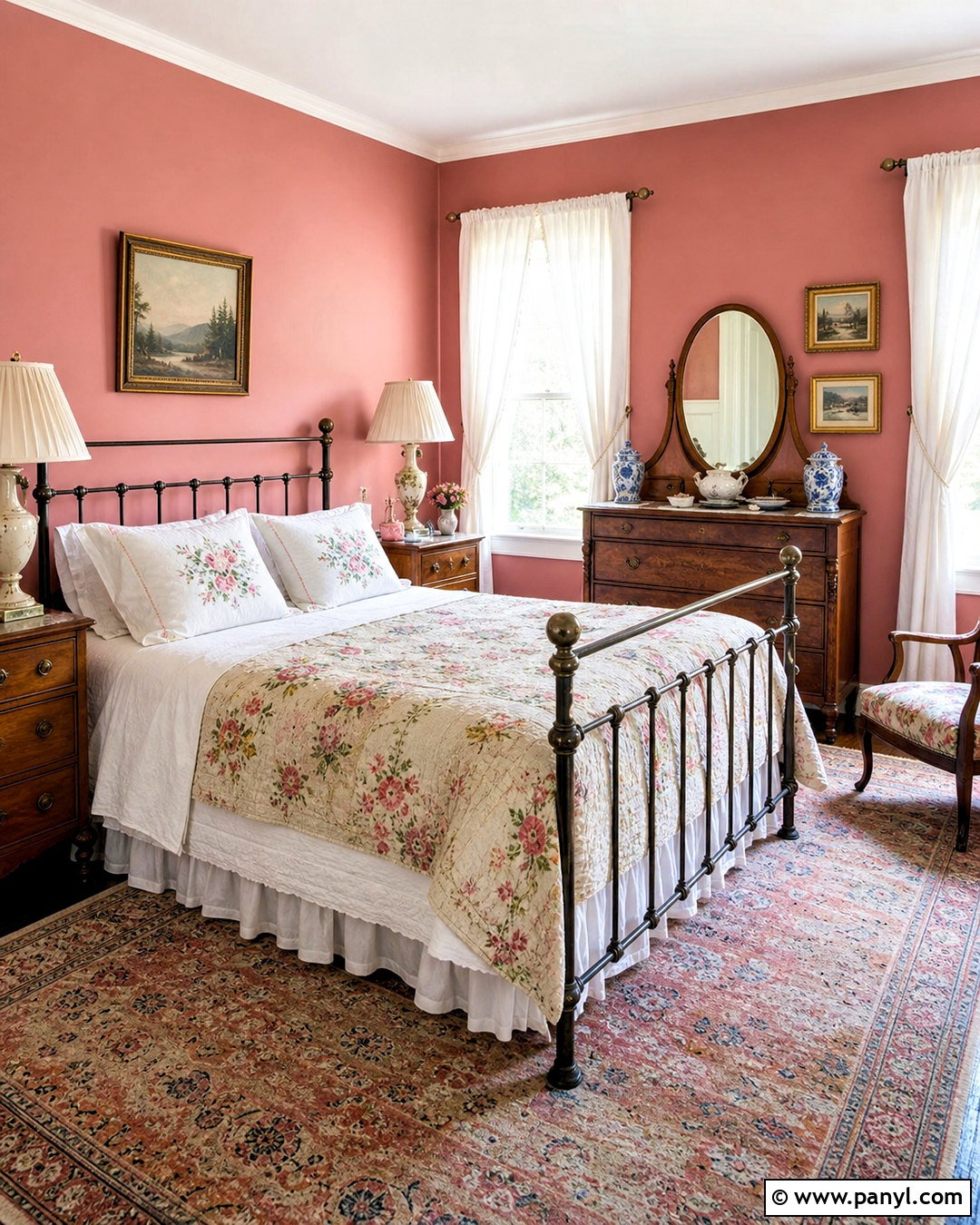 Vintage Pink Bedroom Walls - 20 pink walls bedroom ideas