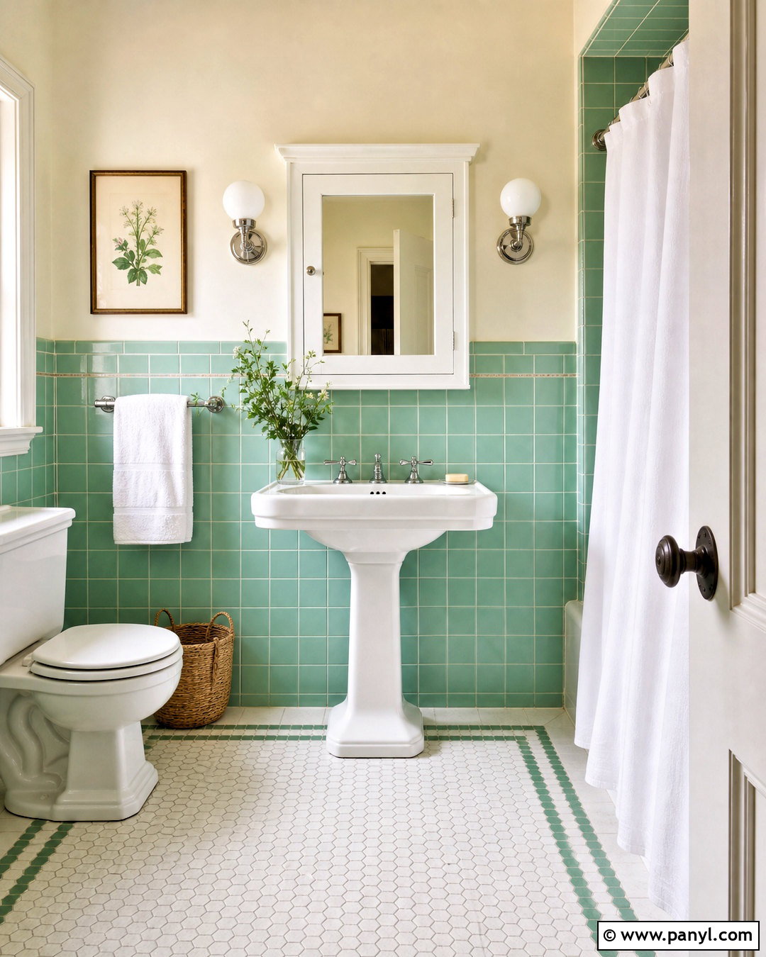 Vintage Sea Green Bathroom - 20 sea green bathroom ideas