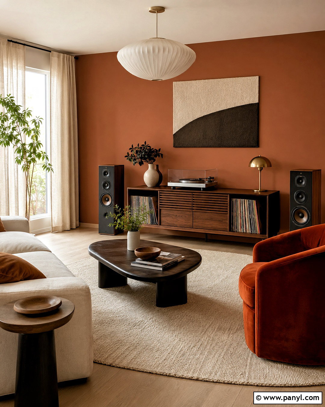 Vinyl Listening Music Room - 20 modern music room ideas