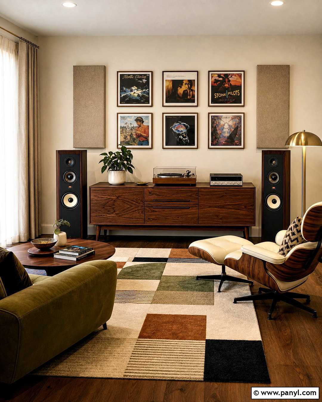 Vinyl Listening Music Room - 20 home music room design ideas