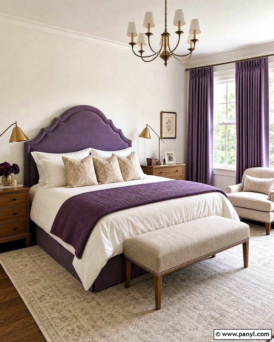Violet And Cream Bedroom - 20 violet room ideas bedrooms