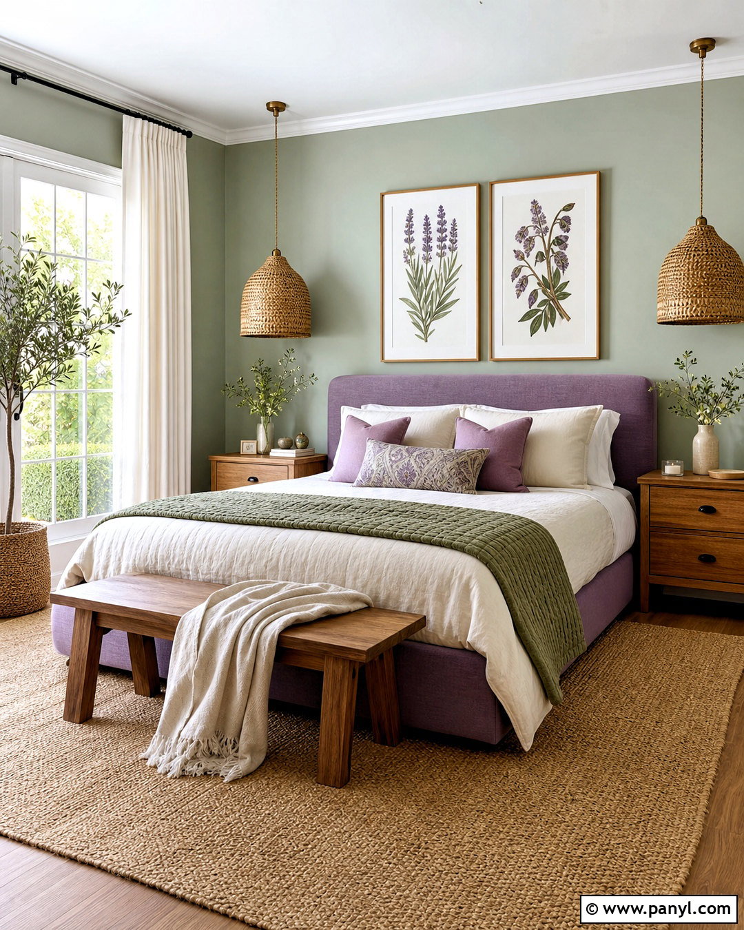 Violet And Sage Bedroom - 20 violet room ideas