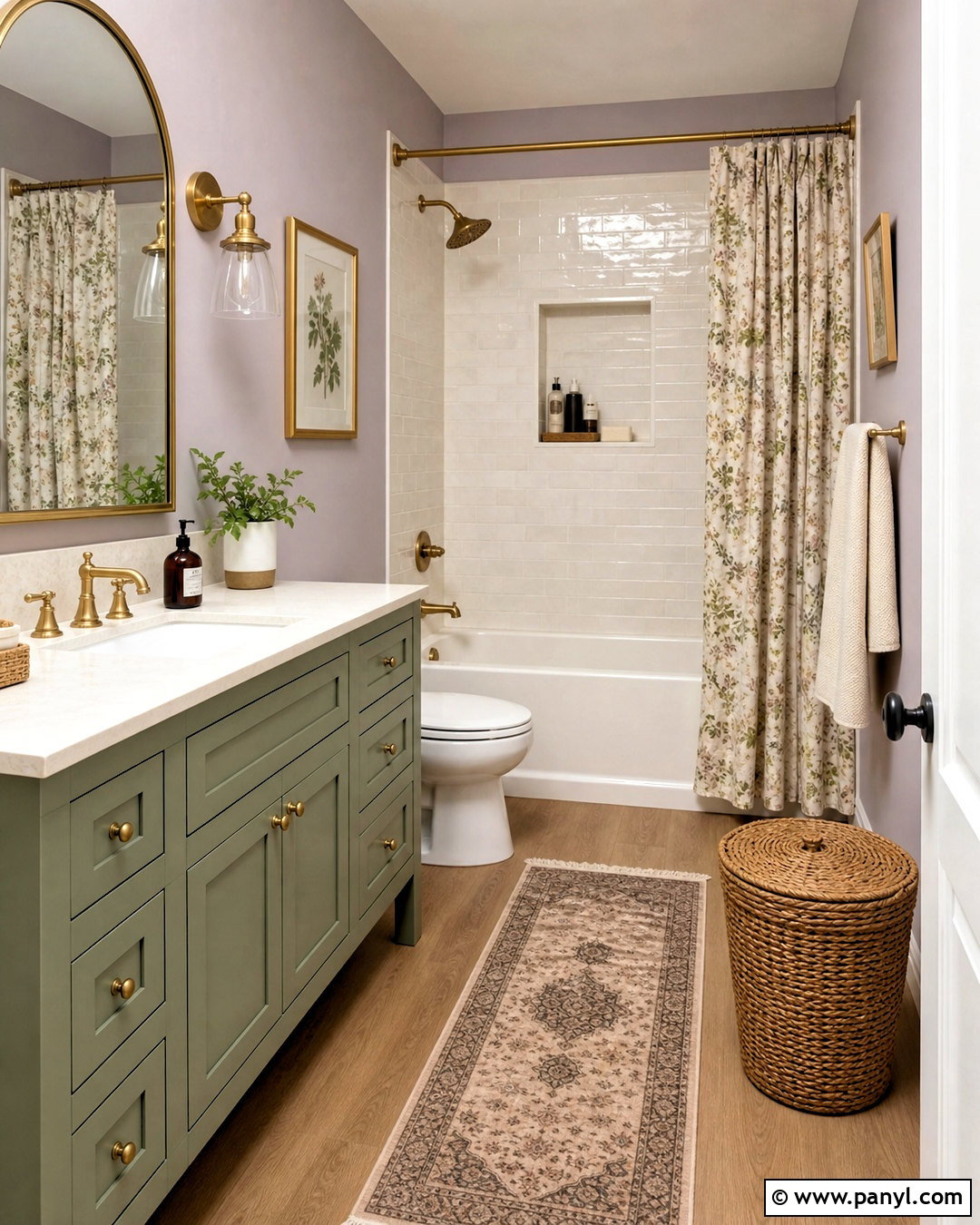Violet And Sage Green Bathroom - 20 violet bathroom ideas