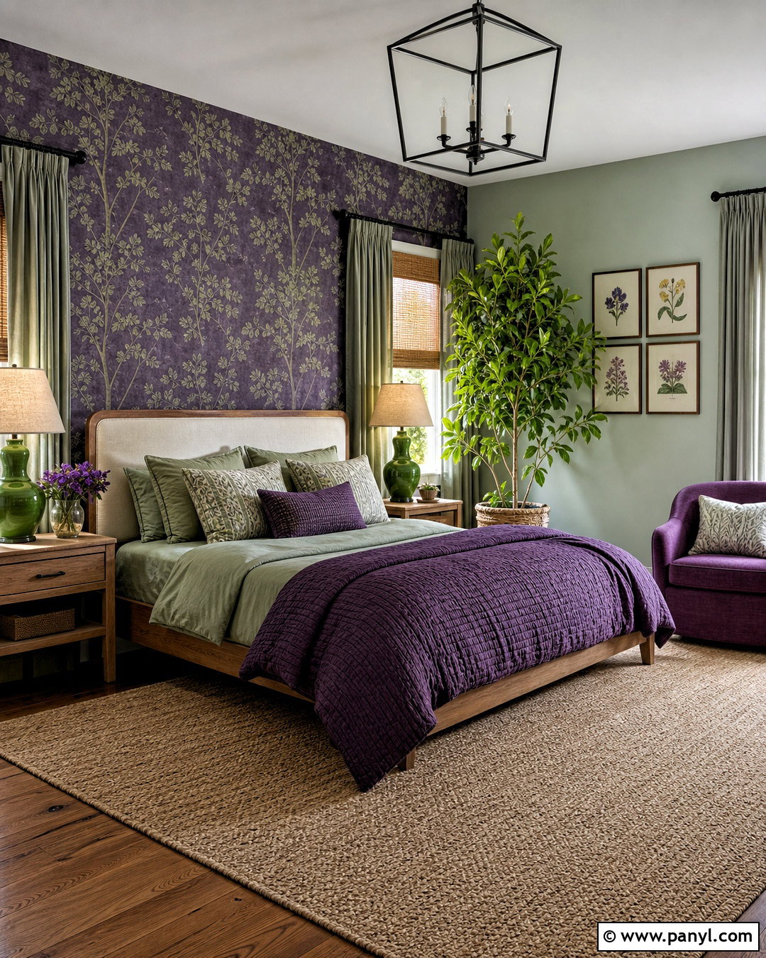 Violet And Sage Green Bedroom - 20 violet room ideas bedrooms
