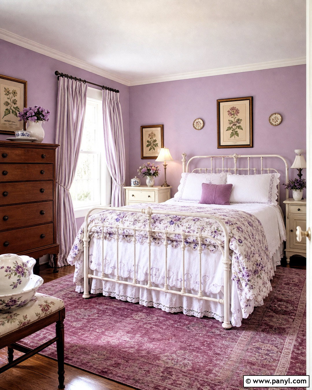 Violet Cottage Bedroom - 20 violet room ideas bedrooms