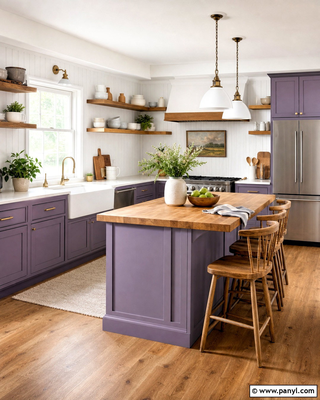 Violet Farmhouse Kitchen - 20 violet kitchen ideas