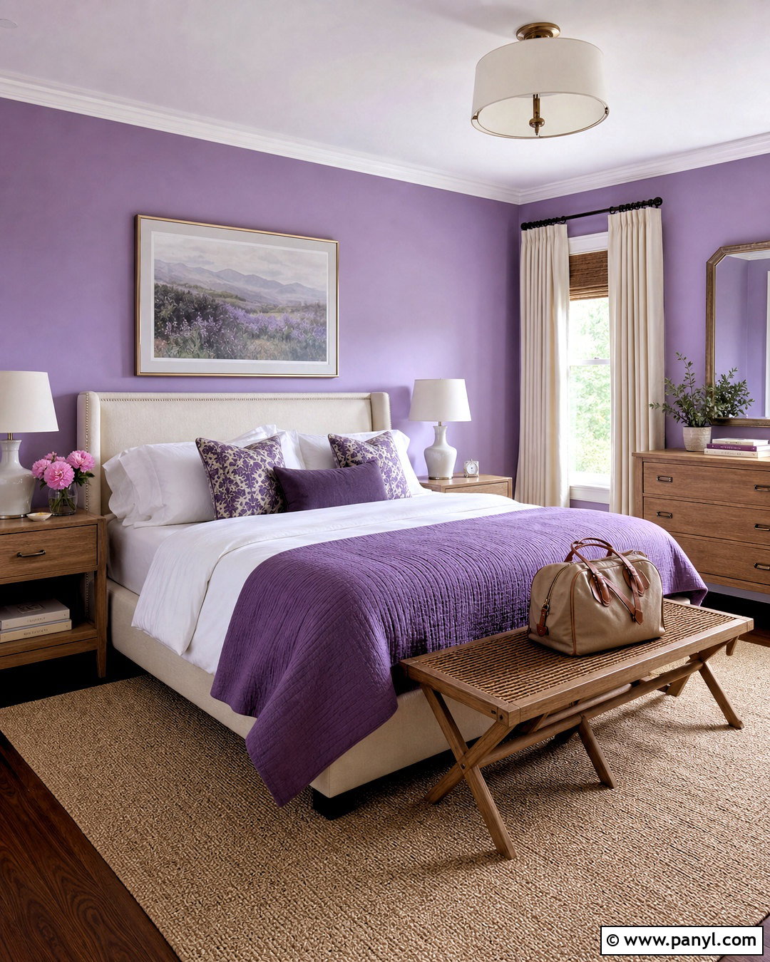 Violet Guest Bedroom - 20 violet room ideas bedrooms