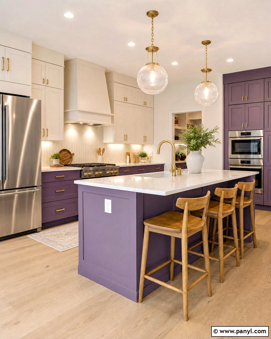 Violet Kitchen - 20 violet room ideas