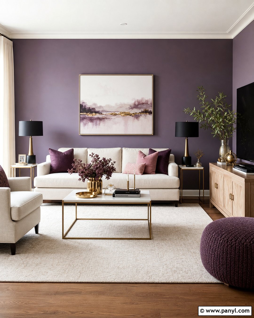 30 Violet Wall Ideas: Bold, Elegant Looks for Modern Rooms