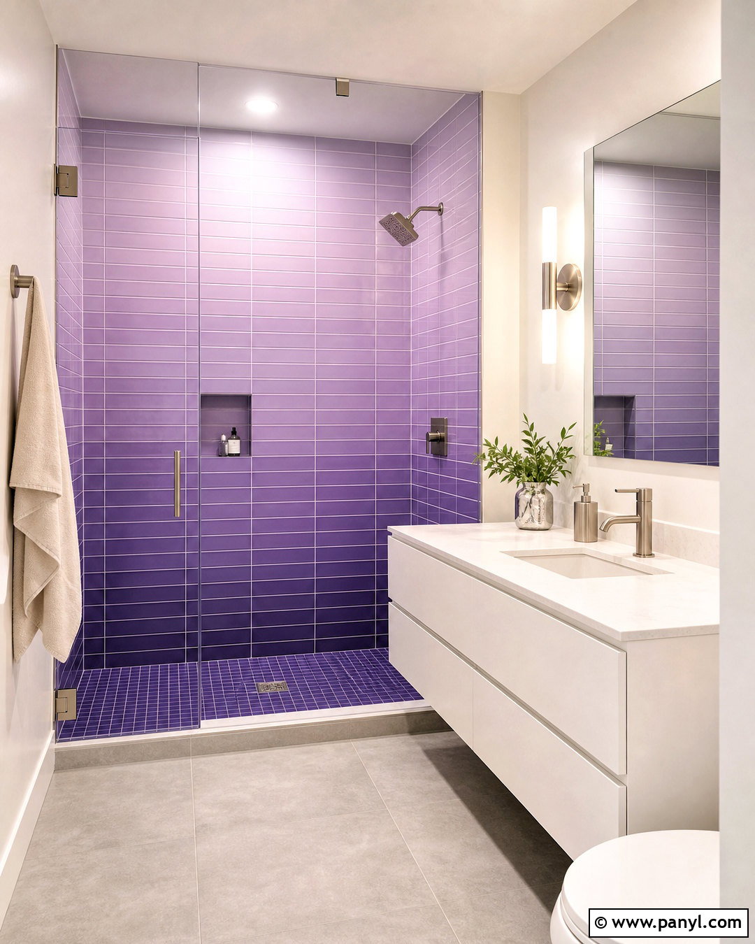 20 Violet Bathroom Ideas for a Serene, Spa-Like Retreat