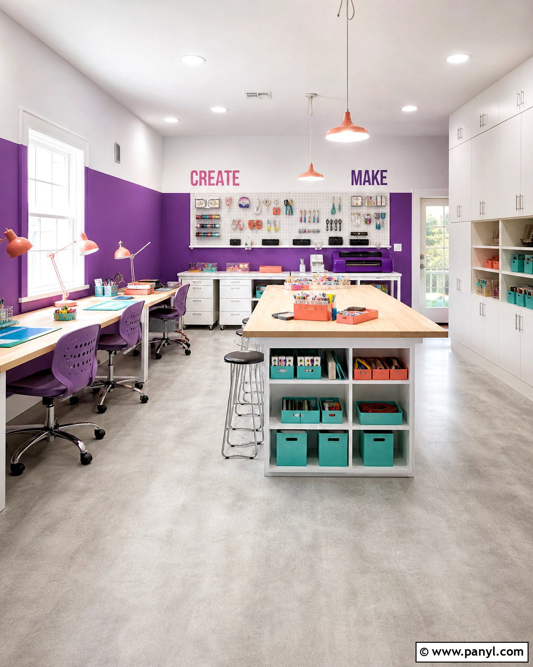 Violet Purple Creative Room - 20 purple room paint ideas