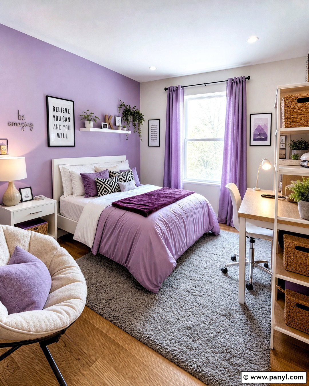 Violet Teen Bedroom - 20 violet room ideas bedrooms