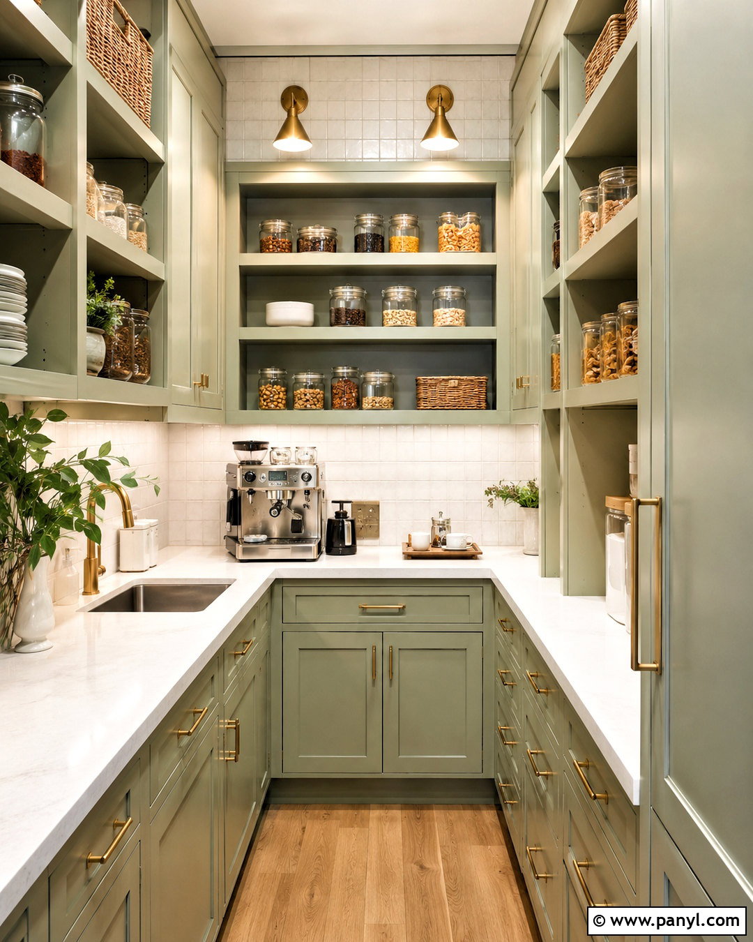 Walk-In Pantry Coffee Bar - 20 coffee bar ideas modern ideas